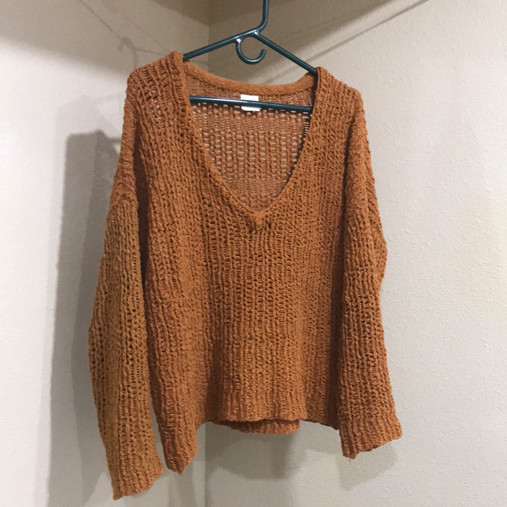 By Together open knit sweater